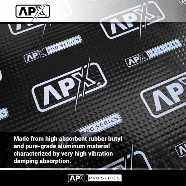 APX Sound Deadening Professional Series Car Dampening (1 Sheet) Genuine - Image 7