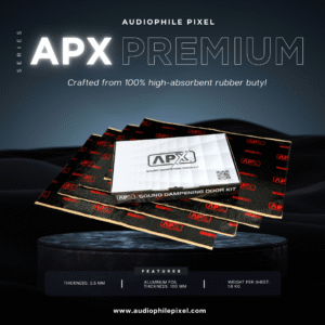 APX Sound Deadening Premium Series Car Dampening Bulk Kit 8+1 Sheet FREE Genuine