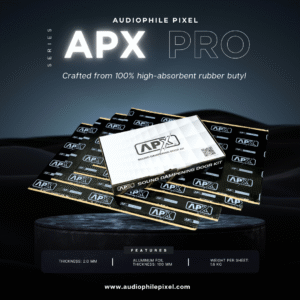 APX Sound Deadening Professional Series Car Dampening Bulk Kit 8+1 Sheet FREE Genuine